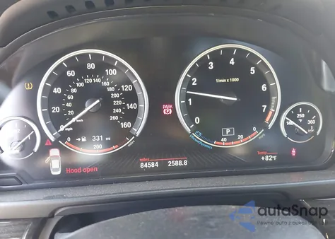 2014 BMW 550 из США, поврежденный, VIN WBAKN9C5XED682209